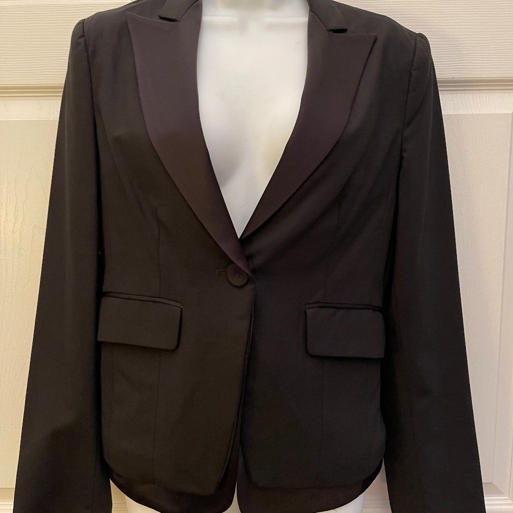 BCBGMaxazria Black Tuxedo Jacket S